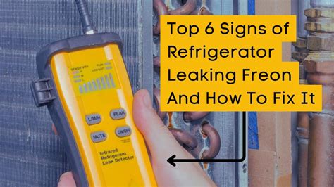 how to fix a freon leak in refrigerator|Five Signs Your Refrigerator Is Leaking Freon: A。